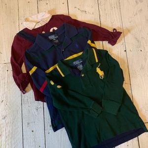 Polo Ralph Lauren long sleeve polos size 18 months